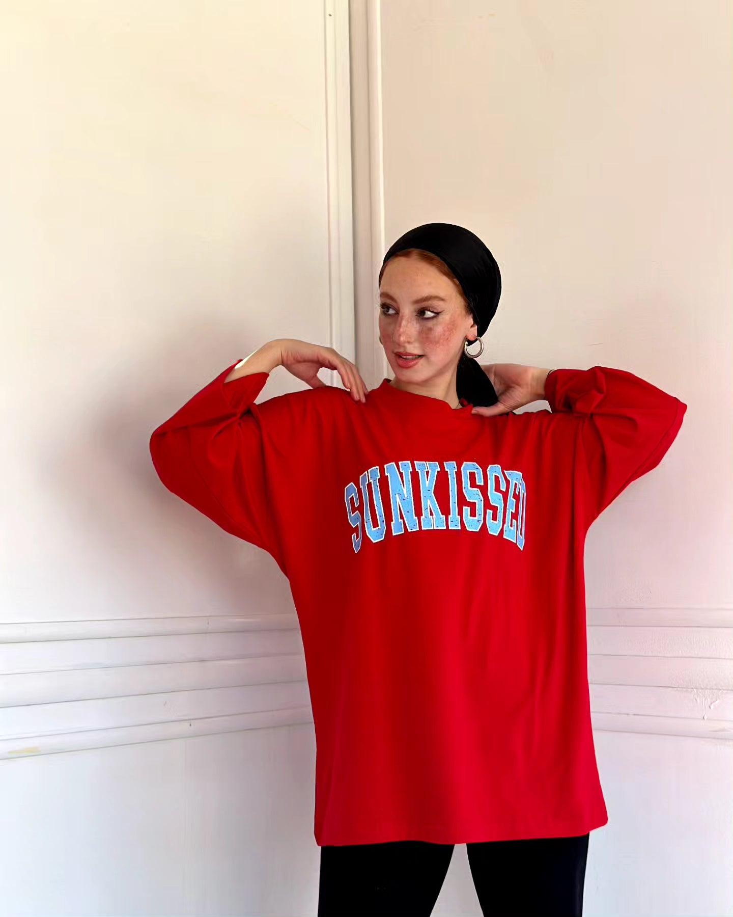 Long sleeve oversized t-shirt