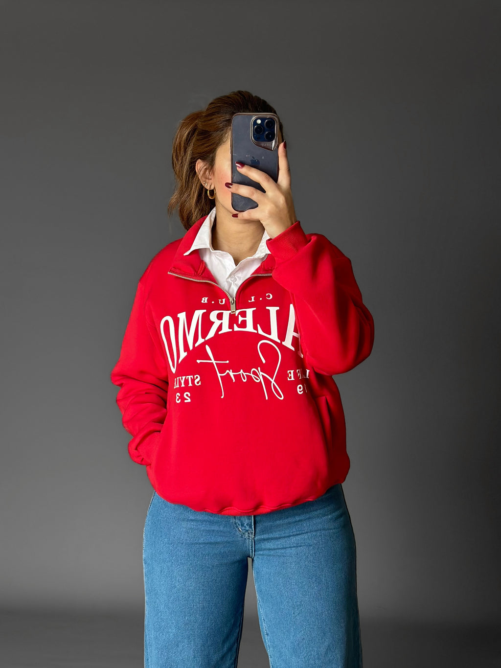 Quarter zip sweatshirt