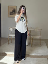 Summer wideـleg sweatpants