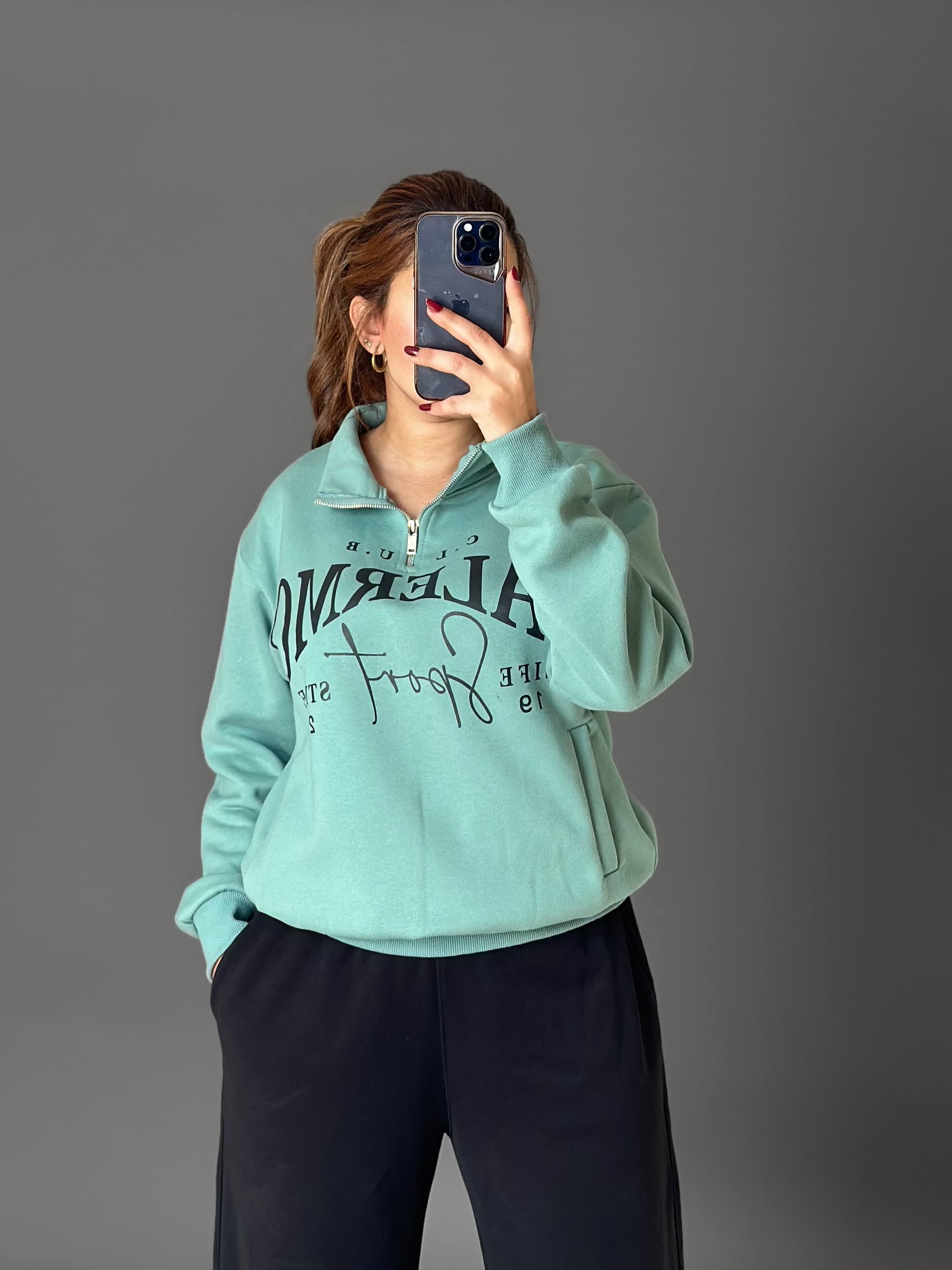 Quarter zip sweatshirt