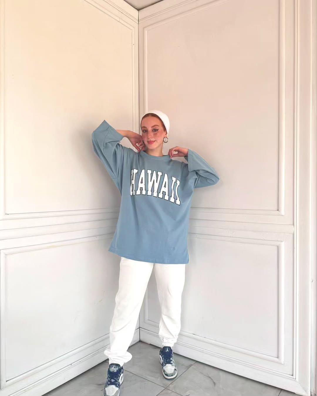 Long sleeve   oversized t-shirt