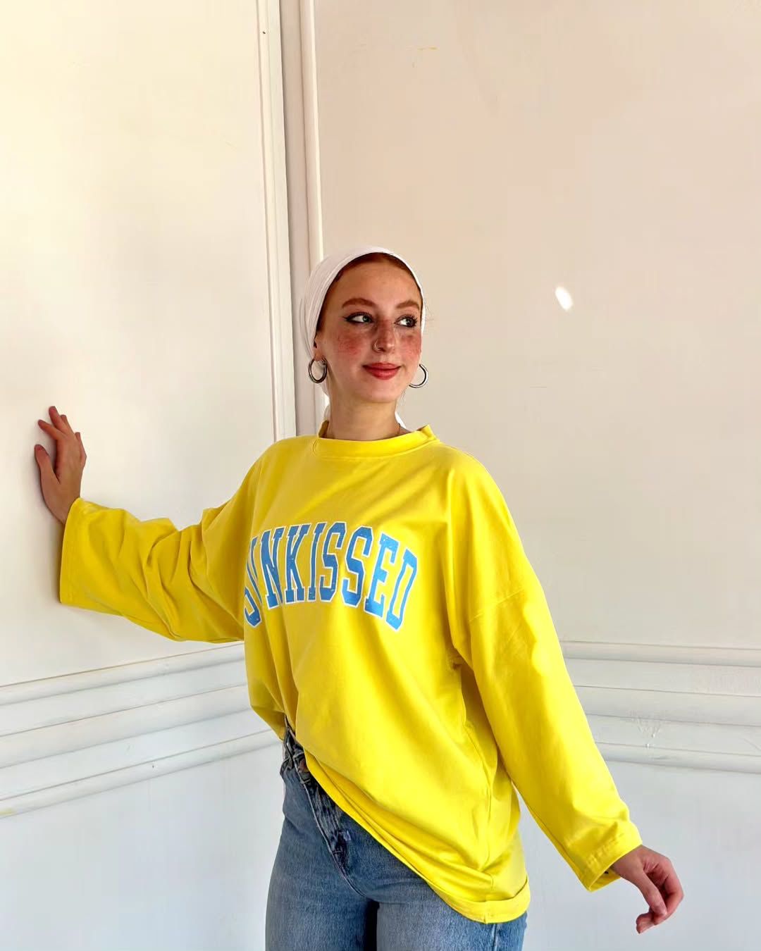 Long sleeve oversized t-shirt