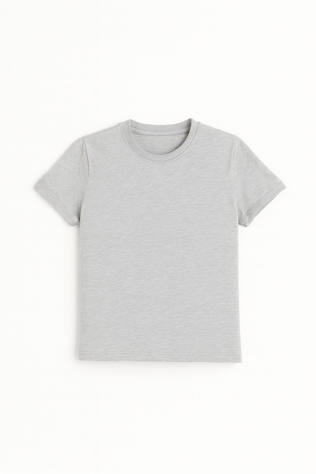 top short sleeve gray