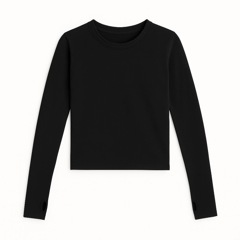 top long sleeve black