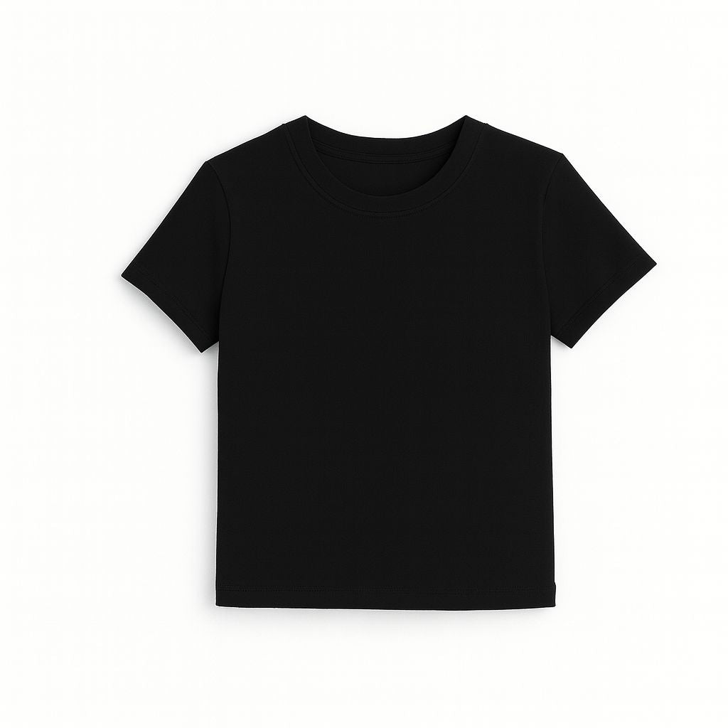 top short sleeve balck