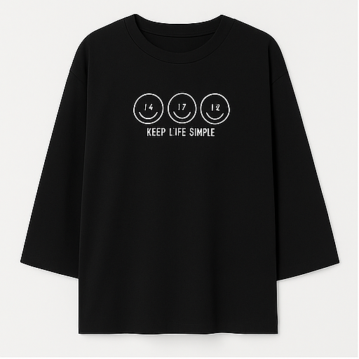 Long sleeve oversized t-shirt