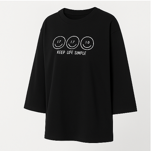 Long sleeve oversized t-shirt