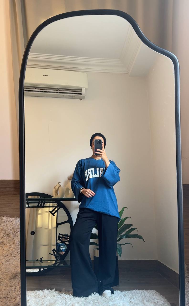 Long sleeve oversized t-shirt