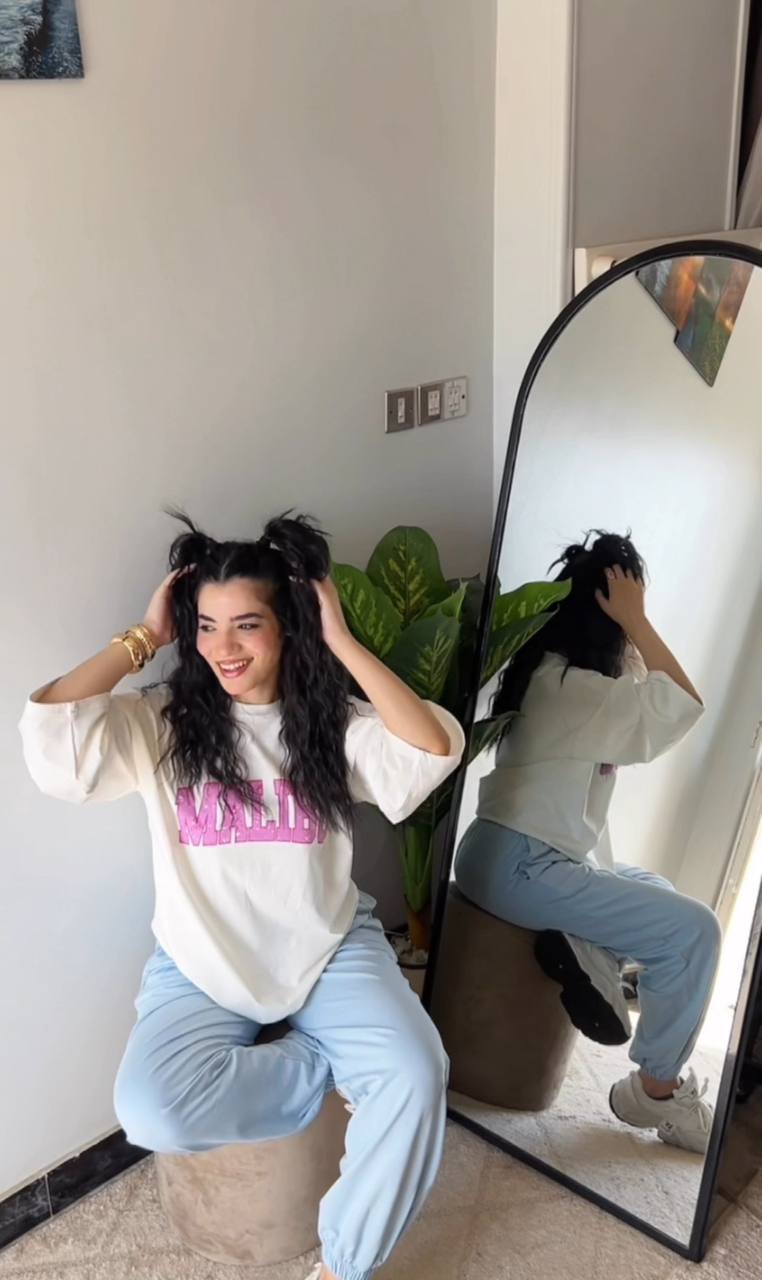Long sleeve oversized t-shirt
