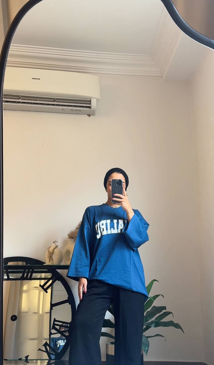 Long sleeve oversized t-shirt