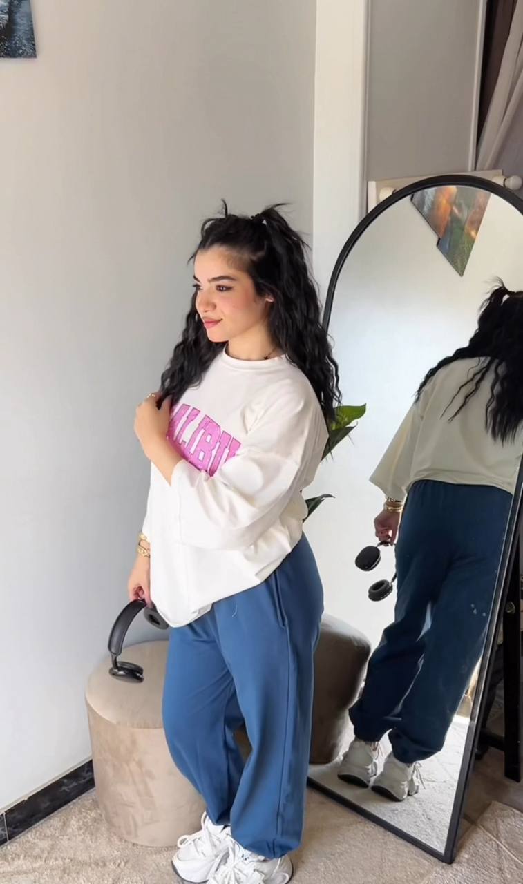 Long sleeve oversized t-shirt