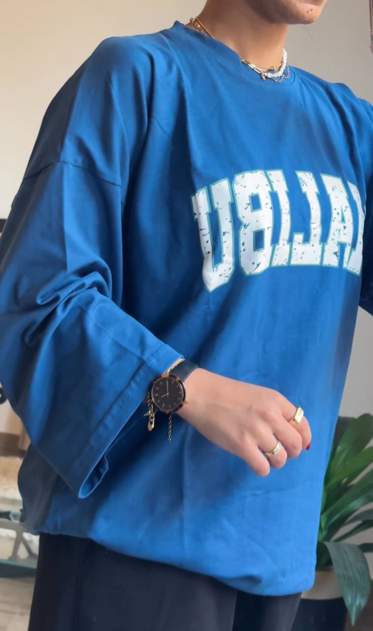 Long sleeve oversized t-shirt