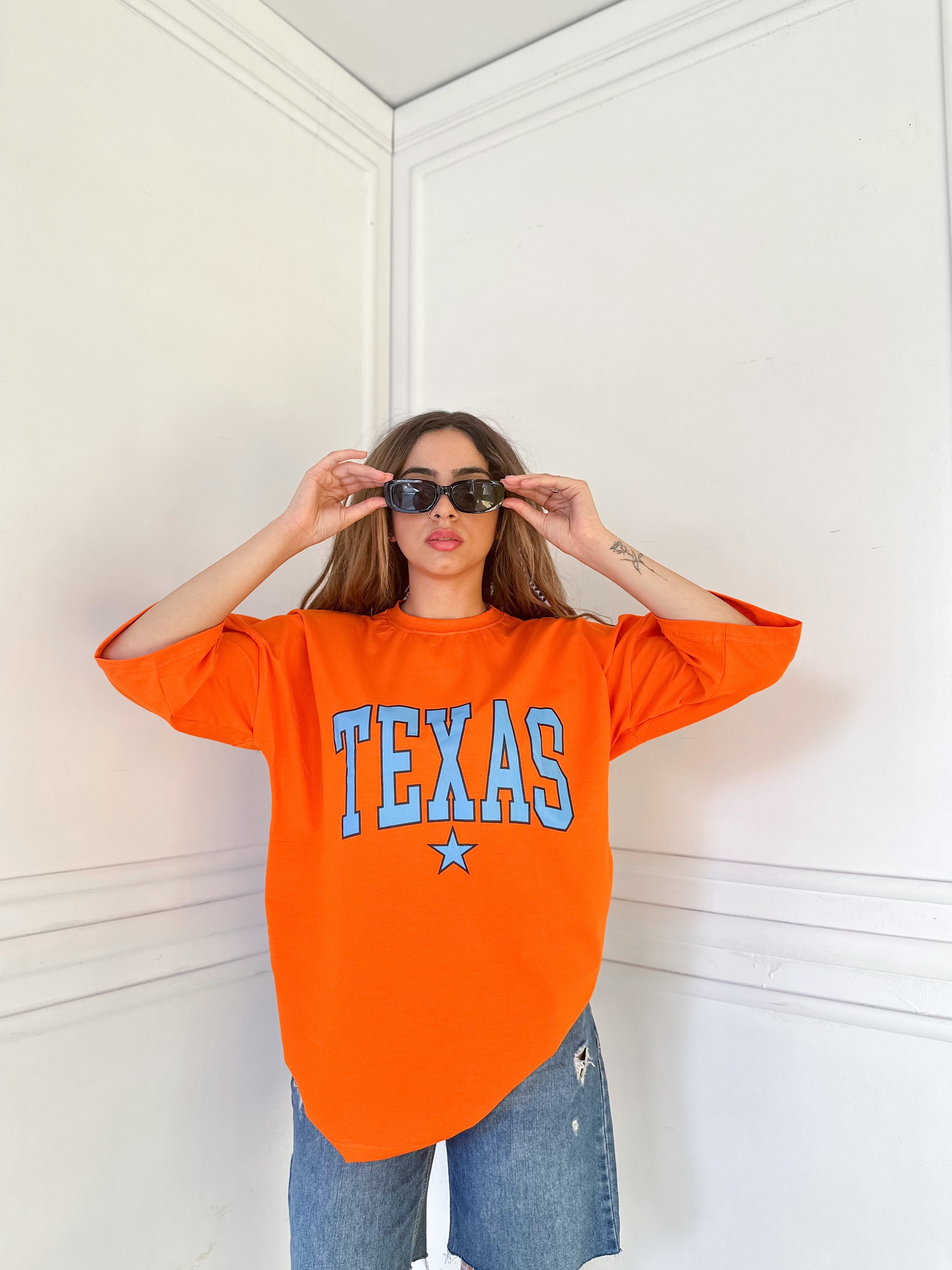 Oversized t-shirt orange