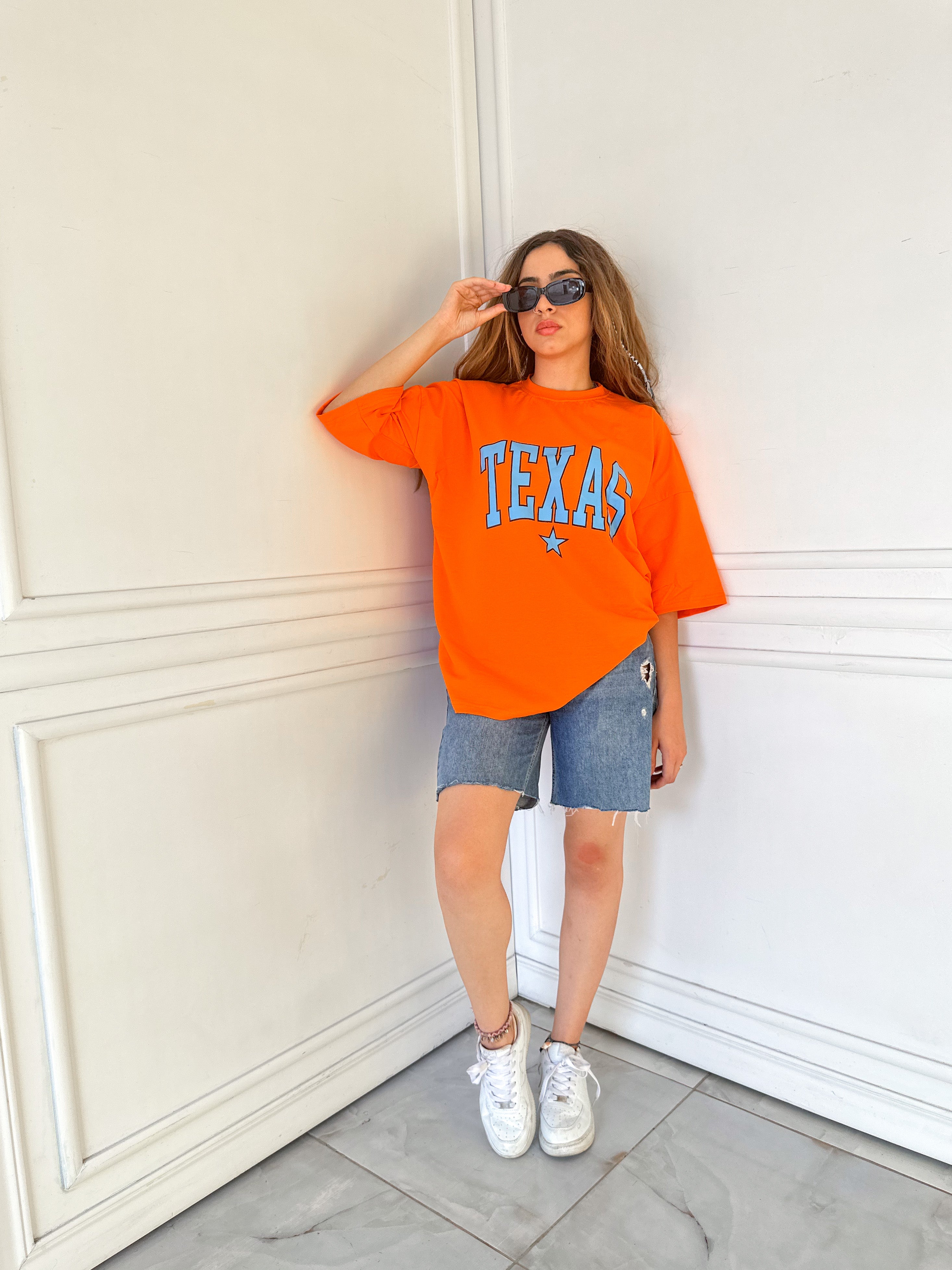 Oversized t-shirt orange