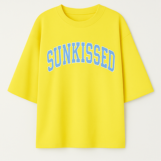 (Sunkissed)Long sleeve oversized tee